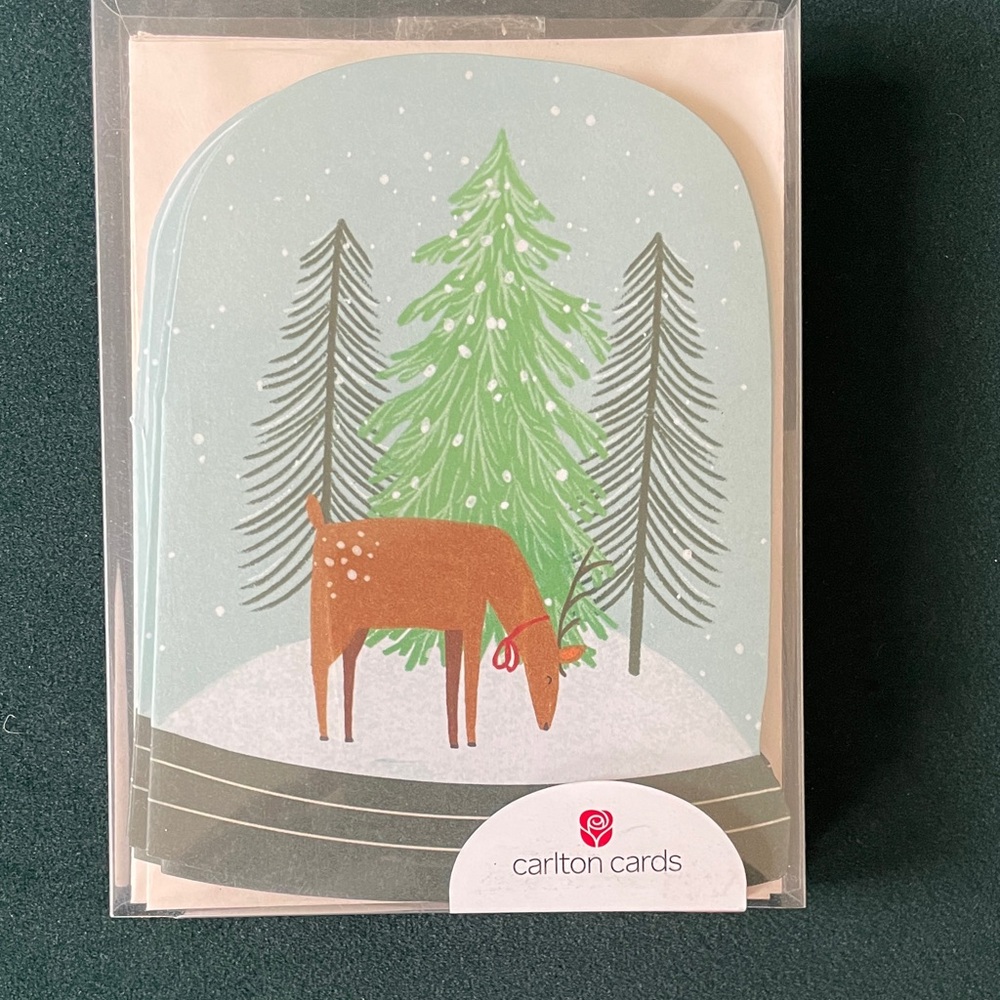 Carlton Cards Festive Reindeer Greeting Cards